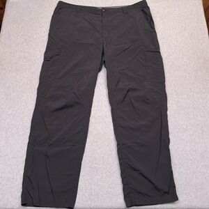 Columbia Silver‎ Ridge Cargo Pants Men's 43x33* Black Lightweight Hiking Stretch